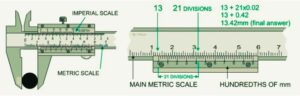Reading Method for Vernier Caliper