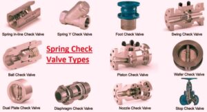 Spring Check Valve Types