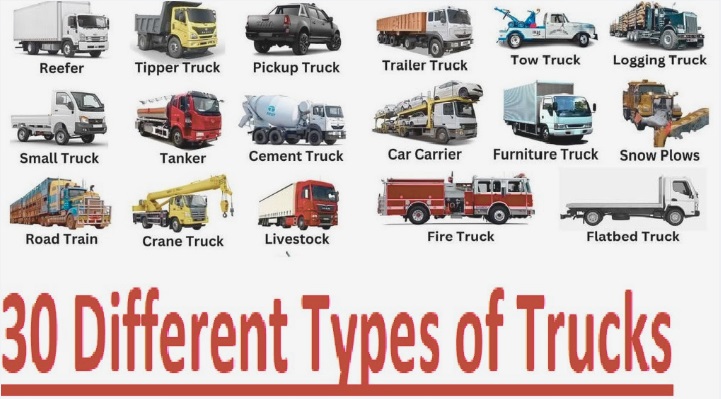30 Types of Trucks