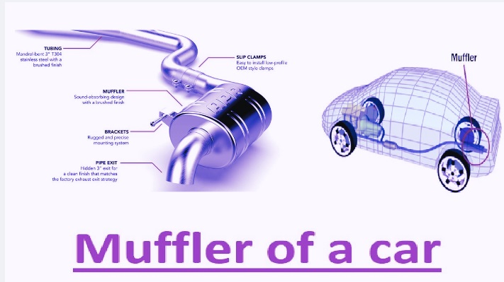 muffler of a car